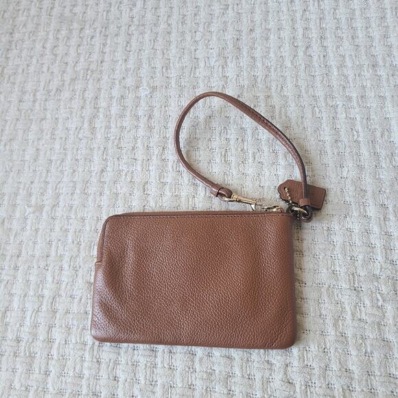 Coach Brown leather Wristlet No.G1482 - Picture 2 of 10